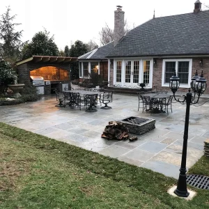 Backyard Patio Lights Firepit Suffolk County New York