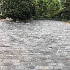 Cobblestone Paved Courtyard Suffolk County New York