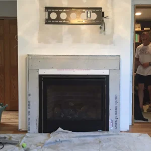 Fireplace Installation Livingroom Suffolk County New York