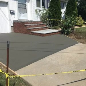 Fresh Concrete Entrance Steps Suffolk County New York
