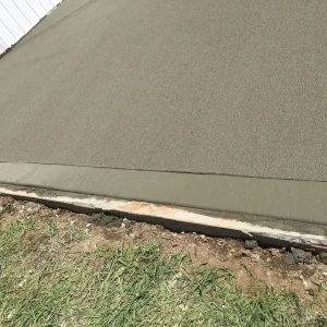Freshly Poured Concrete Slab Suffolk County New York