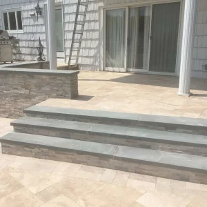 Modern Patio Stone Steps Suffolk County New York