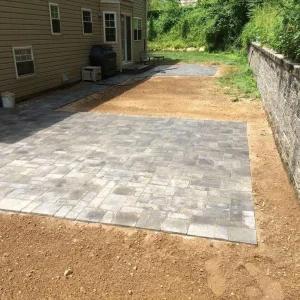 Newly Paved Backyard Patio Suffolk County New York_1