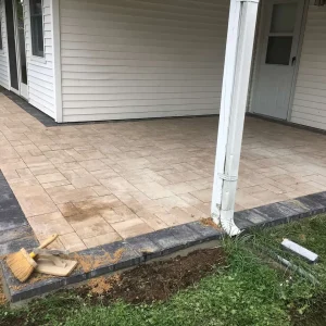 Newly Paved Patio Area Suffolk County New York