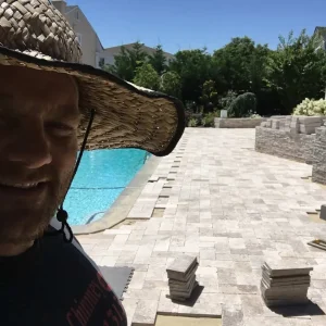Poolside Paver Installation Suffolk County New York