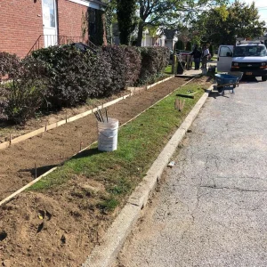 Sidewalk Construction Site Suffolk County New York