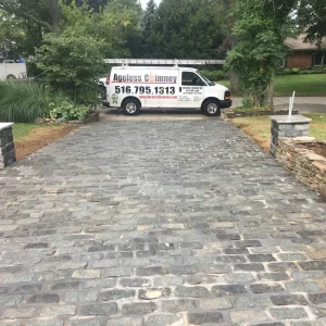 Stone Driveway Chimney Van Suffolk County New York