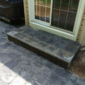 Stone Step Patio Design Suffolk County New York
