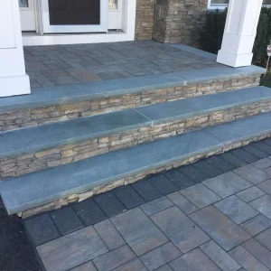 Stone Steps Patio Entrance Suffolk County New York
