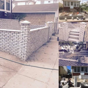 Brick Wall Construction Collage Suffolk County New York