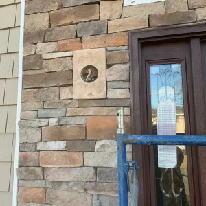 Brick Wall Sundial Door Suffolk County New York