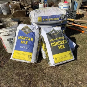 Concrete Mortar Bags Outdoor Suffolk County New York