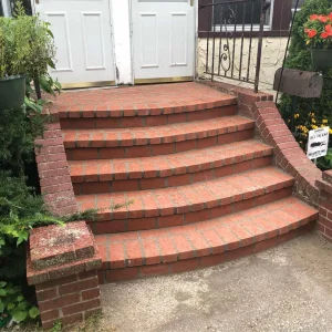 Red Brick Stairs Entrance Suffolk County New York