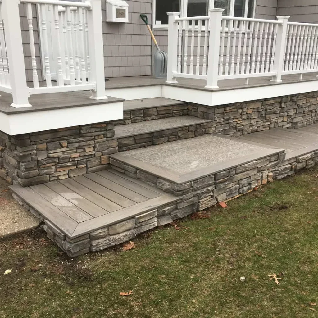 Stone Porch Steps Suffolk County New York