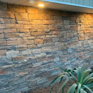 Stone Wall Exterior Lighting Suffolk County New York