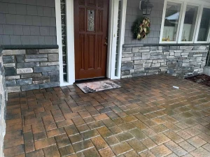 Wet Brick Front Porch Suffolk County New York