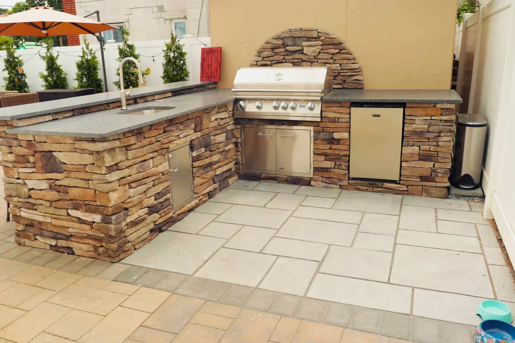 Outdoor Kitchen Stone Design Suffolk County New York