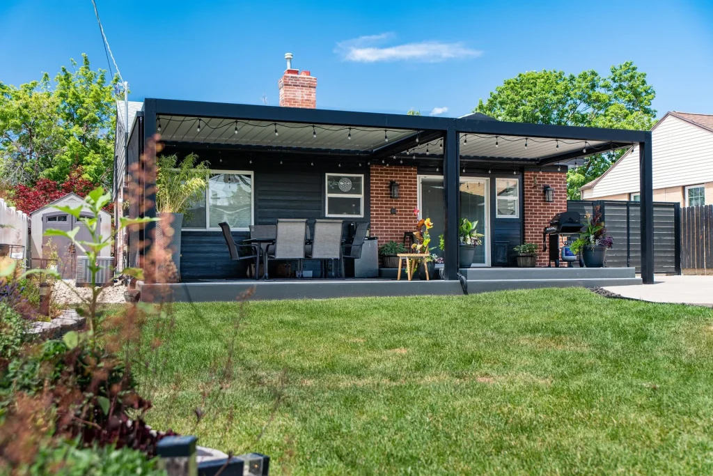 Modern Backyard Patio View Suffolk County New York