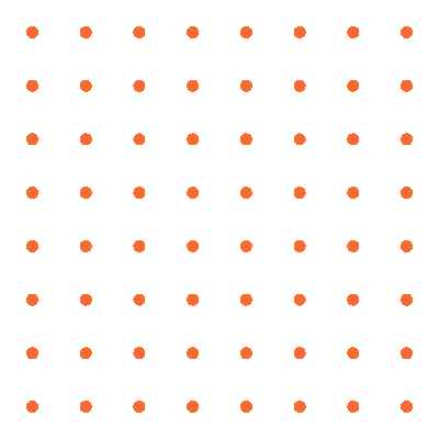 Orange Dots Pattern Suffolk County New York