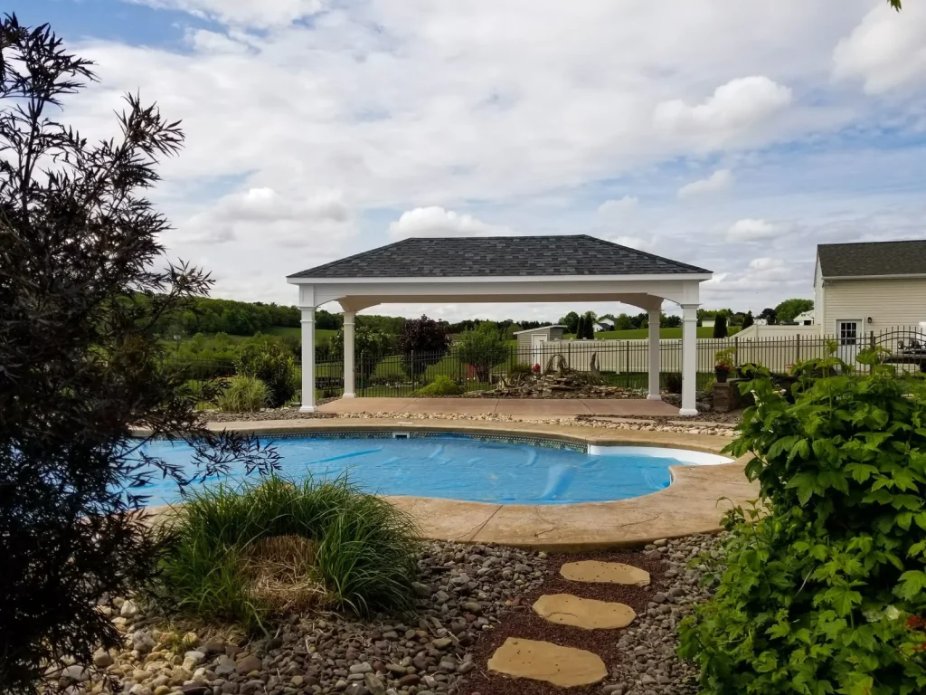 Poolside Pavilion View Suffolk County New York