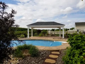 Poolside Pavilion View Suffolk County New York
