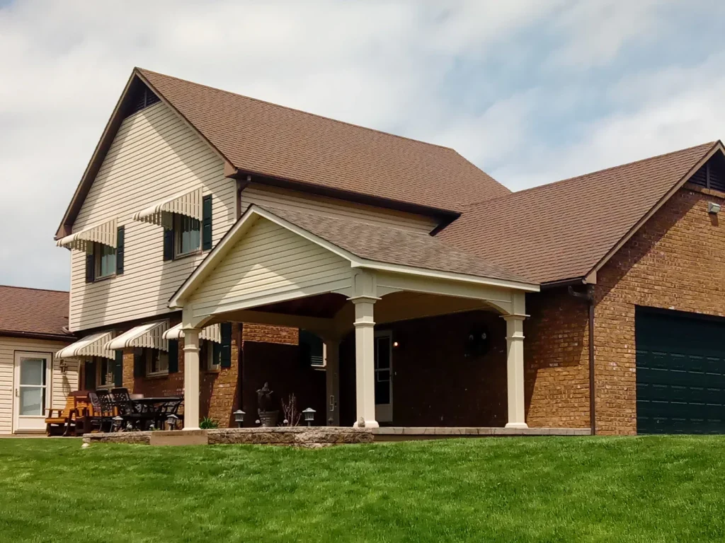 Suburban House Brick Yard Suffolk County New York