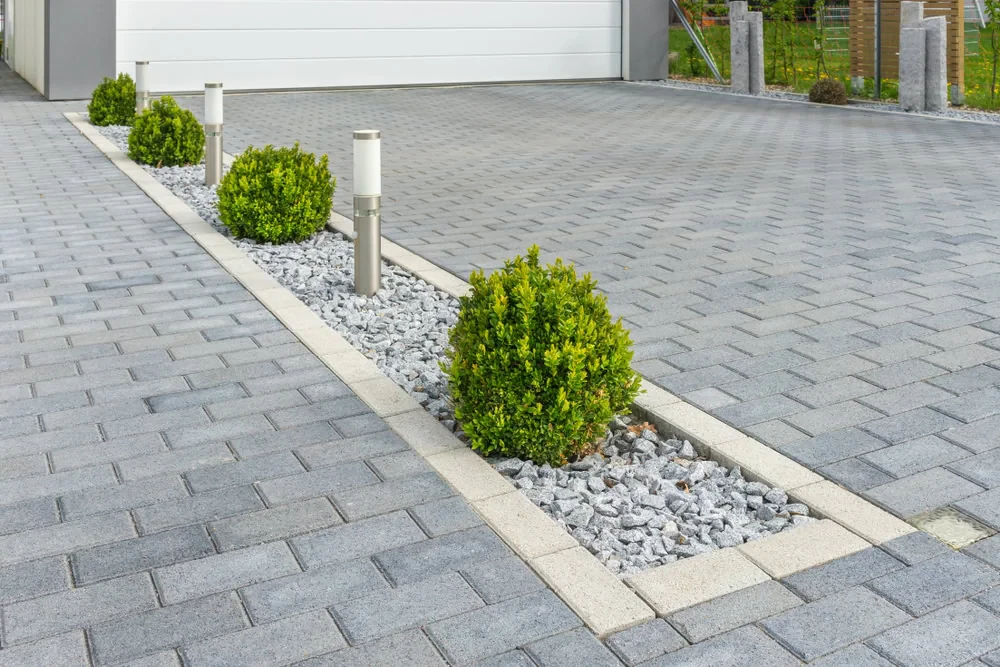 Boxwood Driveway Lights Pattern Suffolk County New York