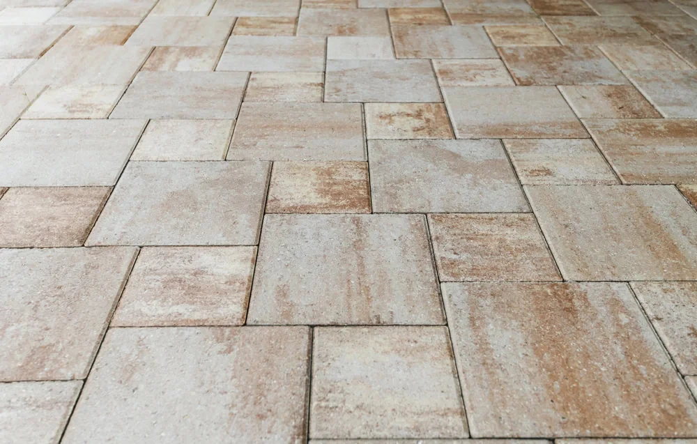 Patio Tile Pattern Closeup Suffolk County New York
