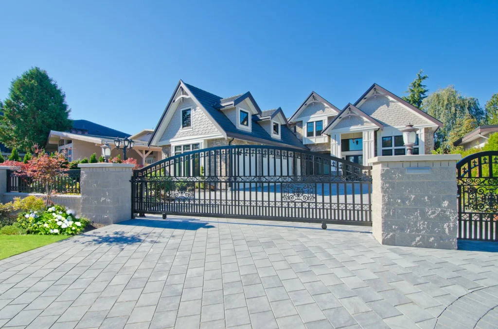 Gated Luxury House Exterior Suffolk County New York