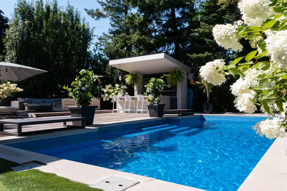 Modern Poolside Oasis Suffolk County New York