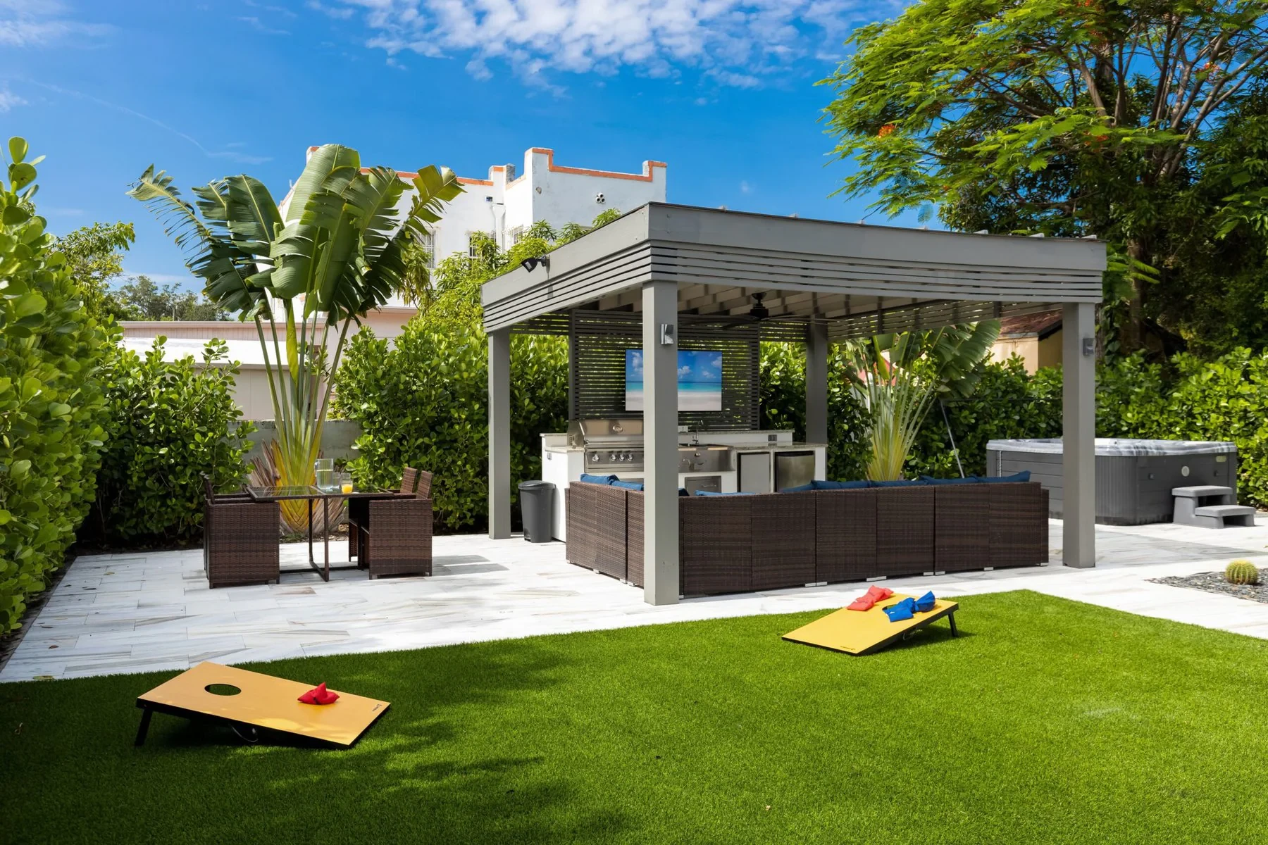 Outdoor Patio Grass Games Suffolk County New York