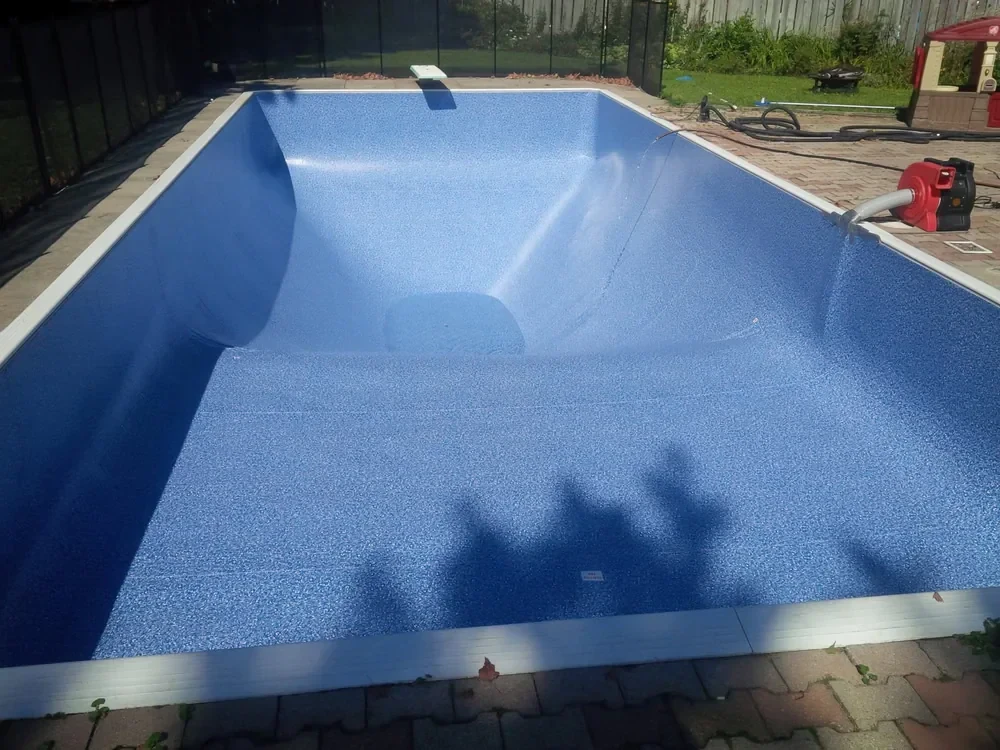 Blue Pool Liner Installation Suffolk County New York