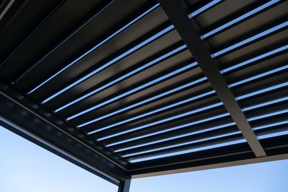 Pergola Awning Sky View Suffolk County New York