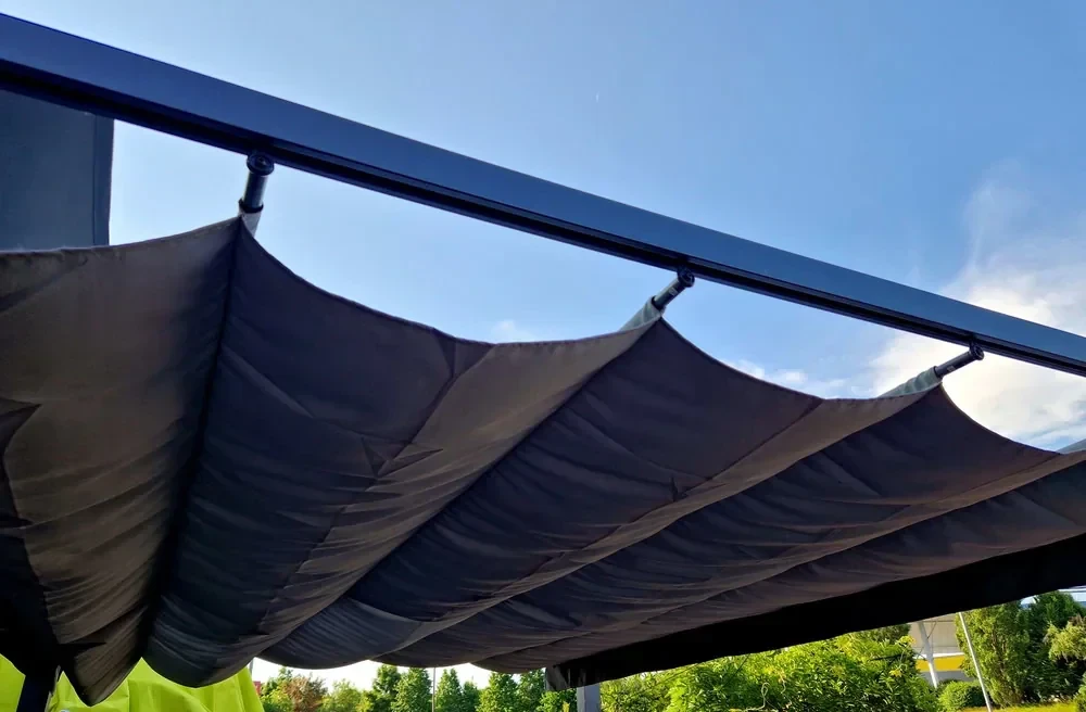 Pleated Pergola Canopy Sky Suffolk County New York