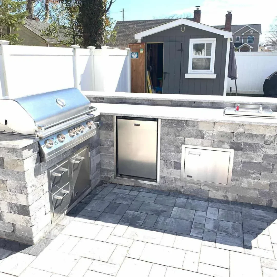 Outdoor Kitchen Stone Countertop Suffolk County New York