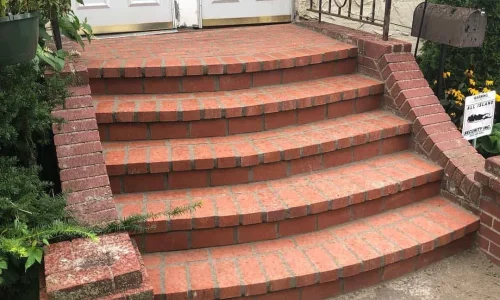 Red Brick Stairs Entrance Suffolk County New York